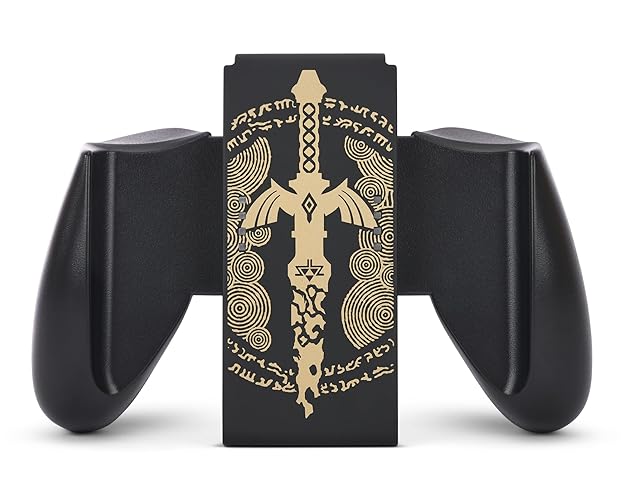 PowerA Joy-Con Comfort Grip for Nintendo Switch - Decayed Master Sword, game controller, gamepad, Nintendo Switch Lite - Decayed Master Sword