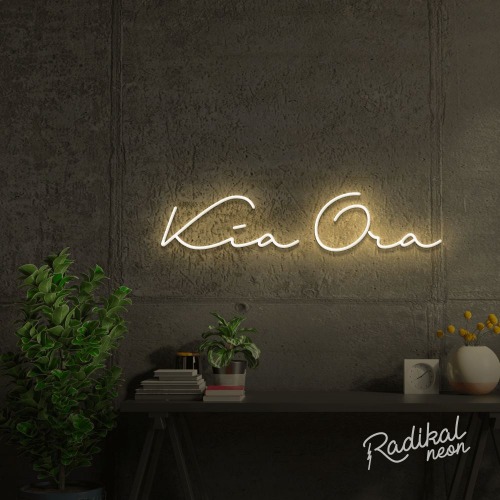 Kia Ora Neon Sign | Warm White