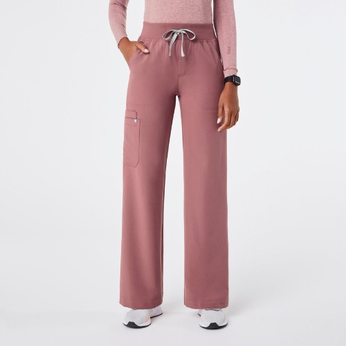 High Waisted Isabel Wide Leg Scrub Pants