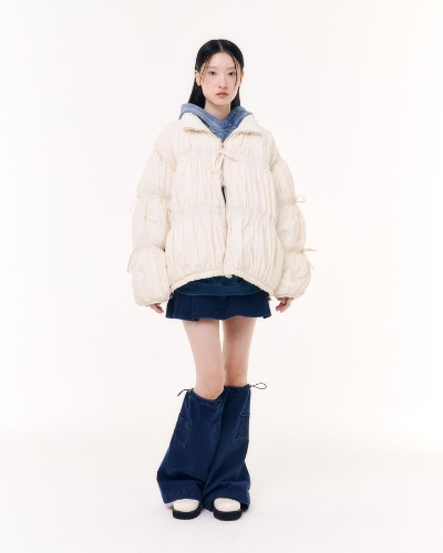 Ivory Duvet Puffer Jacket