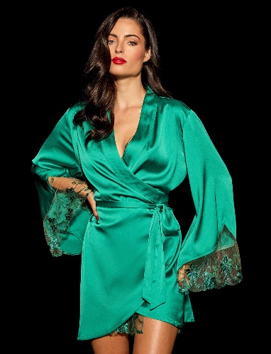 Whitney Emerald Robe | XS/S
