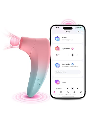 LOVENSE Tenera 2 PulseSense Clitoris Sucker - Clit Sucking Toy Nipples Stimulator Vibrator APP Controlled with Unlimited Levels Vibrating Adult Sex Toys Games for Women Couples Pleasure