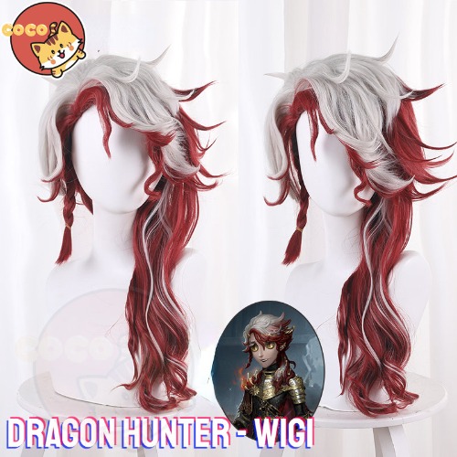 Game Identity V Dragon Hunter Composer Cosplay Identity Wig Frederick Kreiburg IDV Cos Wig 50cm Short Gray White Gradient Wigs - AliExpress 