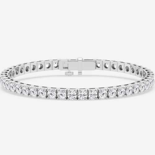 Tennis Bracelet - 3 / White Gold 14k