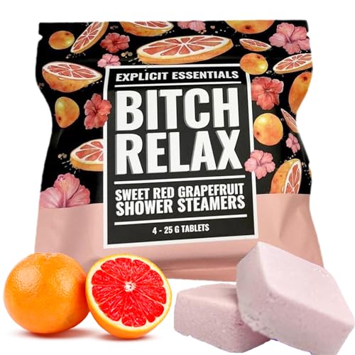 Swear Shower Steamers Gift Set, Shower Steamers, Aromatherapy SPA Kit, Self Care& Relaxation, Christmas Birthday Gifts for Women and Mom（Pink） - C
