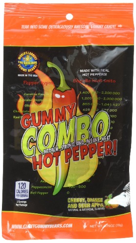 Spicy Gummy Hot Chilli Pepper Candy Challenge - Jalapeno, Habanero, Ghost by Gummy Hot Pepper
