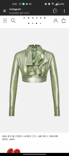 Latex blouse 