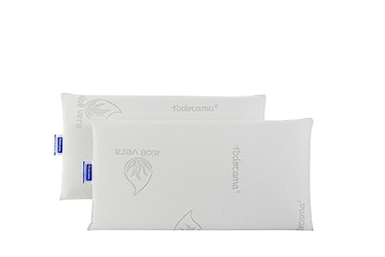 Aloe Vera Pillow (Pack de 2 Unidades - 70 cm) - Pack 2 unidades de 70 cm - 2 Unidad (Paquete de 1)