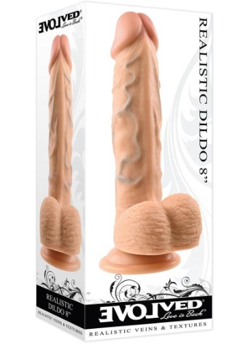 Evolved Realistic Dildo 8" Vanilla