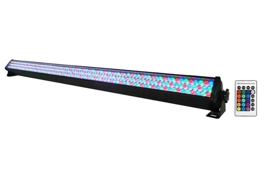 Rockville ROCKSTRIP 252 LED 5 Channel DMX RGB Color Strip DJ Wash Up Light Bar