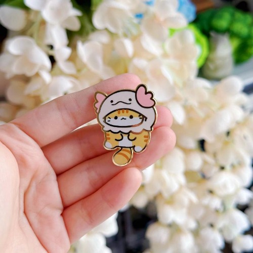 Axolotl Kitty Hoodie | Enamel Pin | Default Title