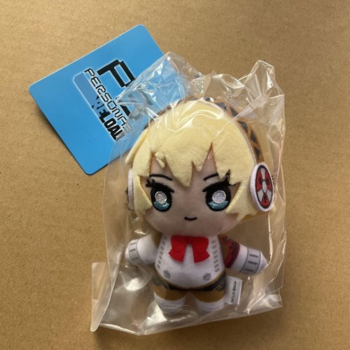 Persona 3 Reload P3R Aegis Aigis Mascot Keychain Plush Toy Ballchain Mascot Doll