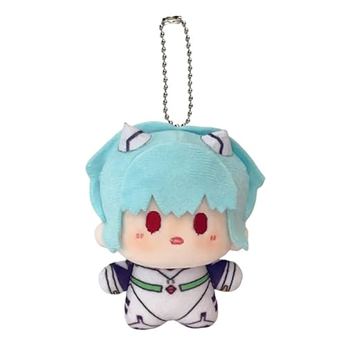 Ayanami Rei Plush Keychain Plush Pendant Stuffed Plushies Ayanami Rei Figurine Ornaments for Backpack Car Pendants Ornamental Pendant Ayanami Rei Figure