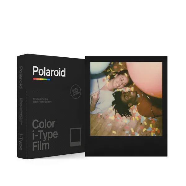 Polaroid Color Film for I-Type, Black Frame Edition (6019) - 8 Photos Black Frame
