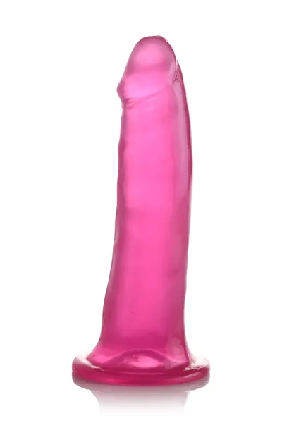 Lynx 7 Inch Ice Dildo - Pink - Pink