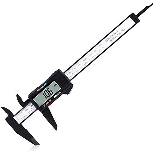 Adoric Vernier Caliper Digital Caliper,150MM 6 Inch Calipers Measuring Tool - Electronic Micrometer Caliper with Large LCD Screen, Auto-off Feature, Inch and Millimeter - KC24