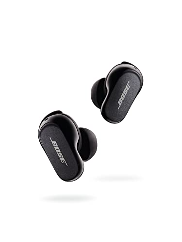 NEW Bose QuietComfort Earbuds II, Wireless, Bluetooth, World’s Best Noise Cancelling In-Ear Headphones with Personalized Noise Cancellation & Sound, Triple Black (Renewed) - Triple Black - QuietComfort Earbuds II