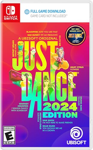 Just Dance 2024 Edition - Amazon Exclusive Bundle | Nintendo Switch (Code in Box & Ubisoft Connect Code) - Nintendo Switch