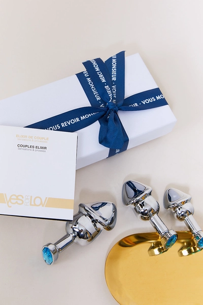 Coffret x 3 Plugs anal métal MINI YOU