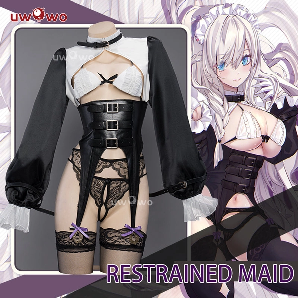 【In Stock】UWOWO OC Original Characters: Restrained Maid Sexy Cosplay Costume