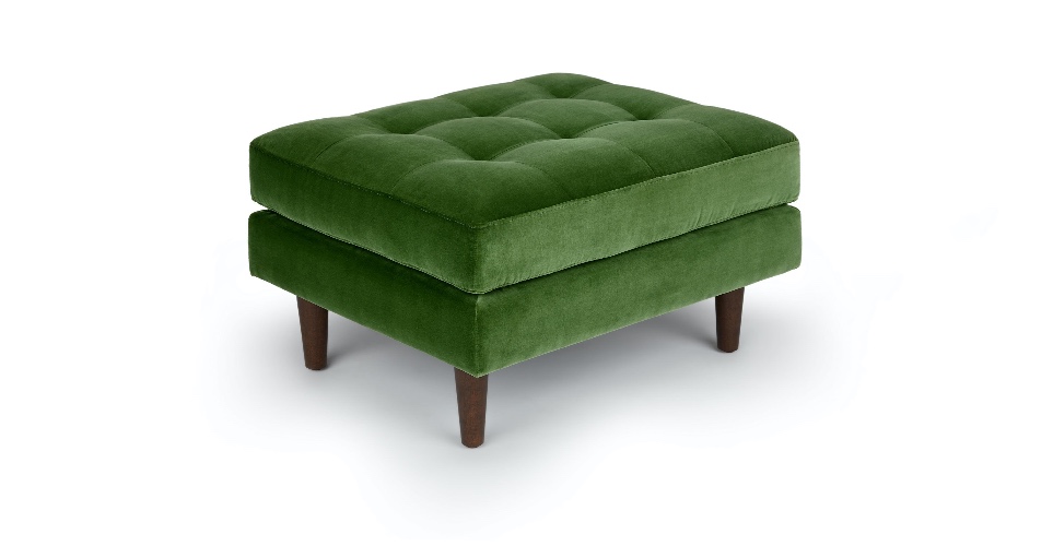 Sven Grass Green Ottoman