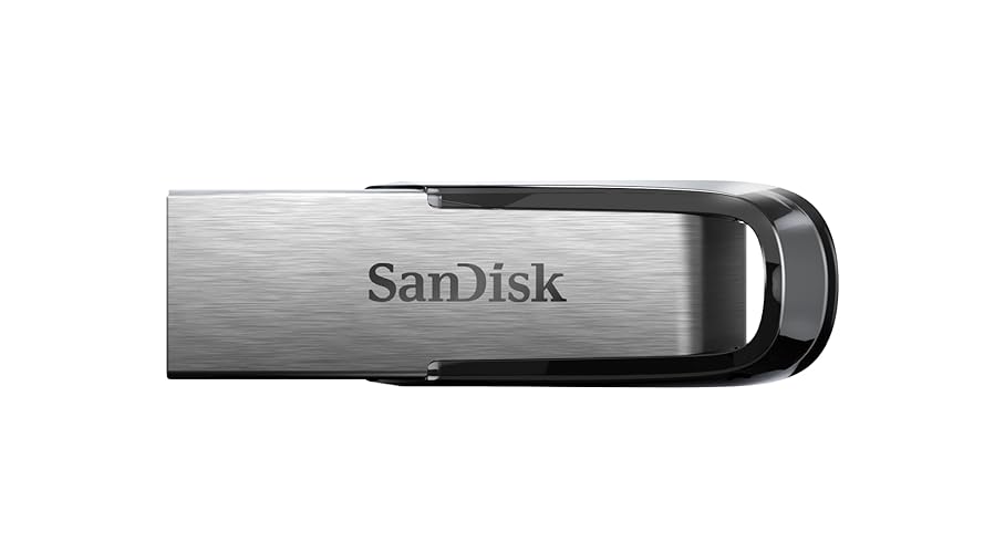 SanDisk 128GB Ultra Flair USB 3.0 Flash Drive - SDCZ73-128G-G46, black - 128GB