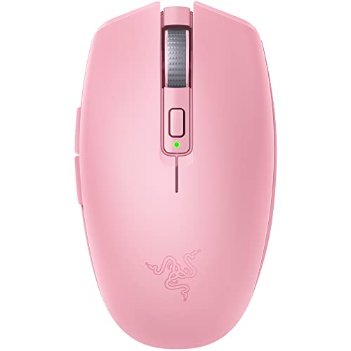 Razer Orochi V2 Mobile Wireless Gaming Mouse: Ultra Lightweight - 2 Wireless Modes - Up to 950 Hr Battery Life - Mechanical Mouse Switches - 5G Advanced 18K DPI Optical Sensor - Quartz Pink - Quartz Pink