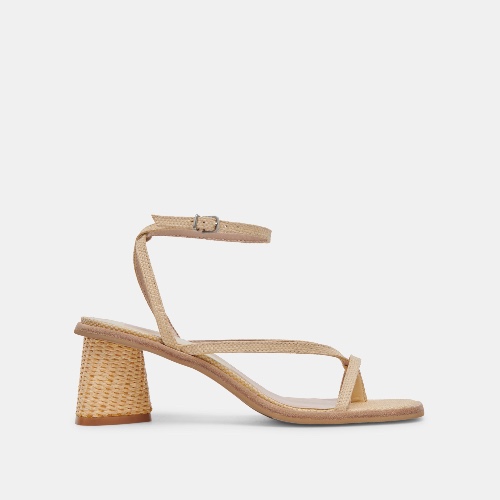 BANITA SANDALS LT NATURAL RAFFIA | LT NATURAL RAFFIA / 8.5 / V273