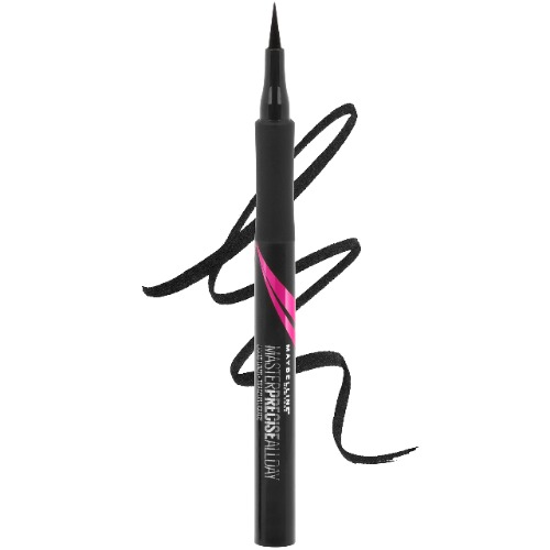 Maybelline New York, Eye Makeup Eyeliner, Eyestudio Master Precise All Day Liquid, Black, 1 ml