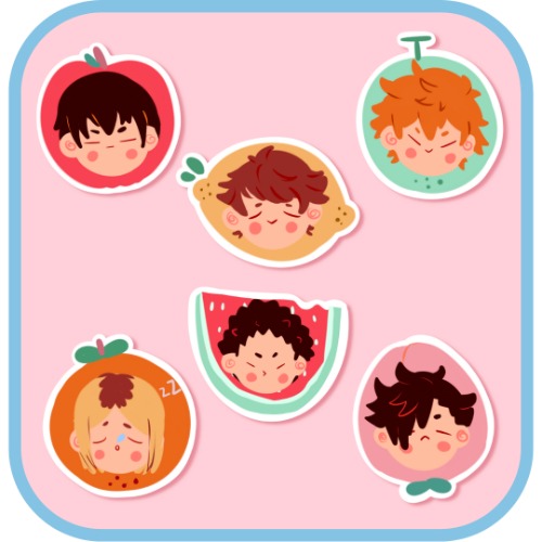 haikyuu stickers