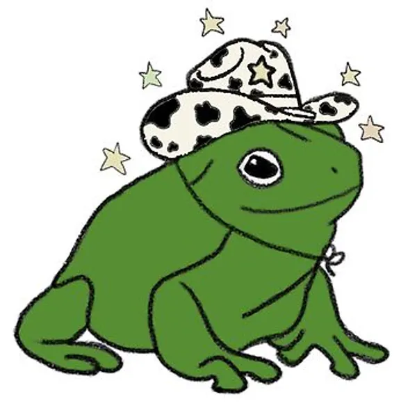 Frog with a cowboy hat ★ | iPhone Case