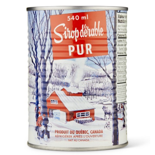 Maple Syrup Can, 8 x Cans Box 540ml