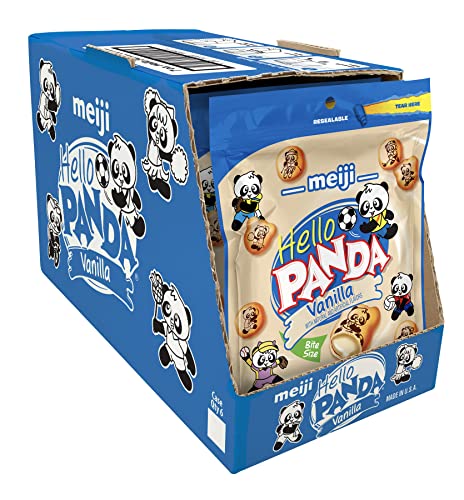 Meiji Hello Panda Cookies : Vanilla Crème Filled