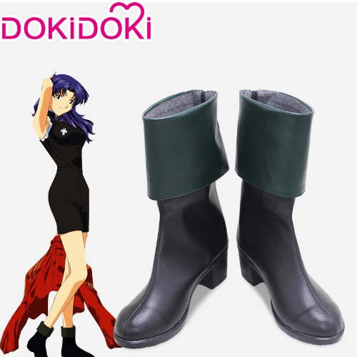 【In Stock】DokiDoki Anime EVA Neon Genesis Evangelion Cosplay Katsuragi Misato Shoes | Women / EU 35