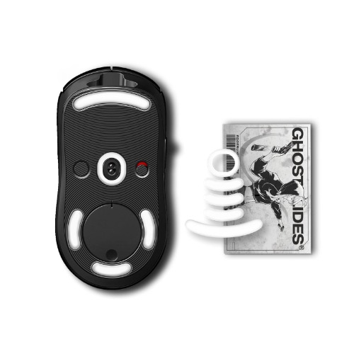 GhostGlides 2 Pack EDGERUNNER Micro Curved Performance/Replacement Mouse Skates Feet for Logitech G PRO Wireless PTFE Mouse Upgrade Esports