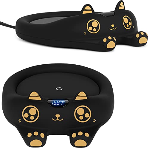 Coffee Mug Warmer,Coffee Warmer for Desk Coffee Cup Warmer Smart Warmer With 3 Temperature Setting Coffee Accessories Heating Plate Warmer for Coffee Tea Water Milk, Auto Shut Off (Not Include Cup)