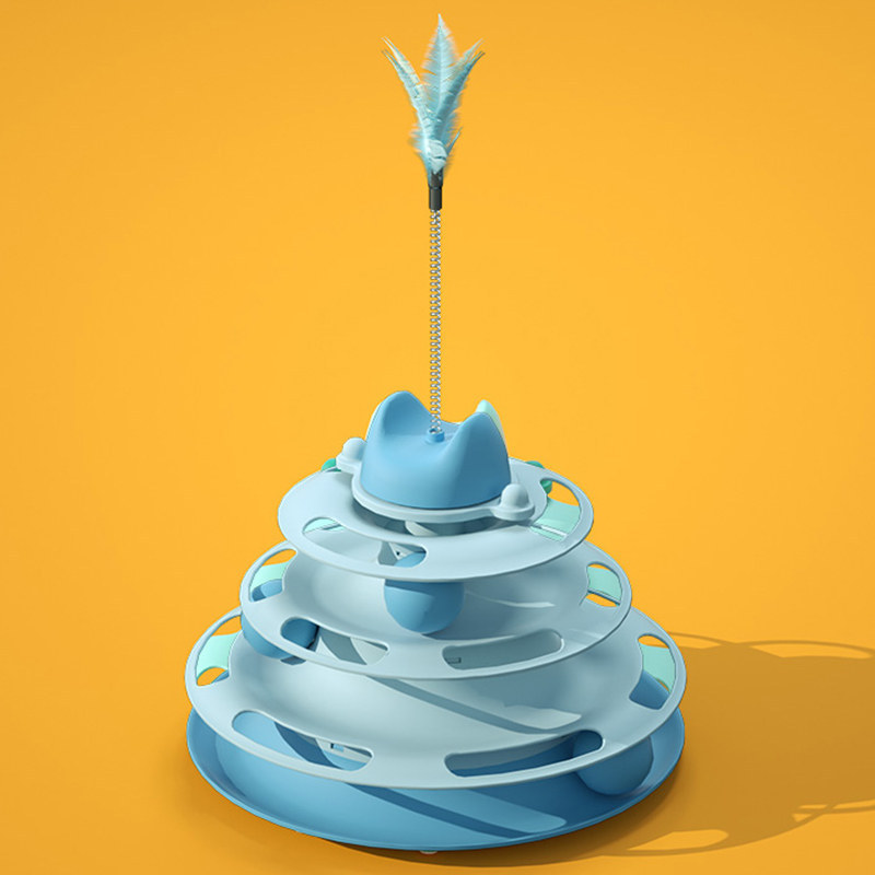 Four-tier Turntable Ball Cat Toy