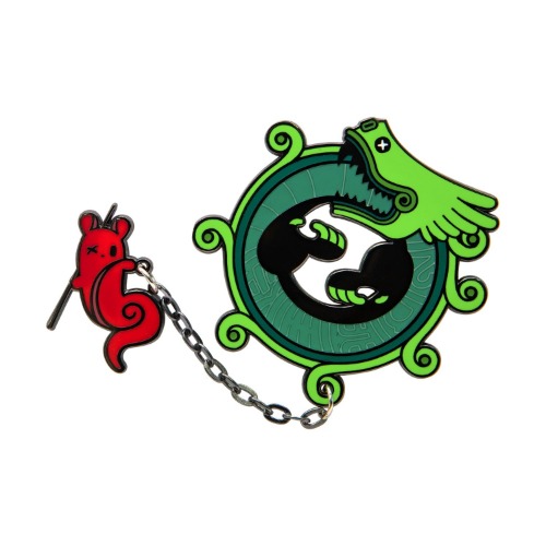 Rain World - Green Lizard Hanger Pin | Default Title