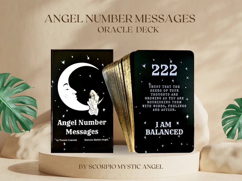 Angel Number Messages & Affirmation Oracle Deck