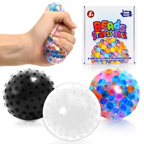 ASMR; Anti Stress Water Beads Squeeze Balls 3-Pack 