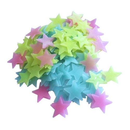 Glow In The Dark Stars - Rainbow
