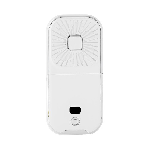 PhonePal 3 in 1 PRO: Cooling Fan + Power Bank + Phone Stand (with Display Panel) - Cream White