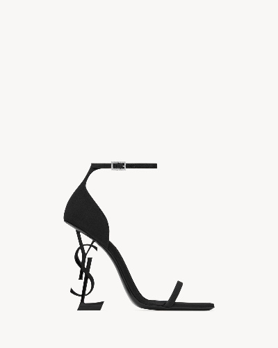 OPYUM sandals in crepe de chine | Saint Laurent | YSL.com