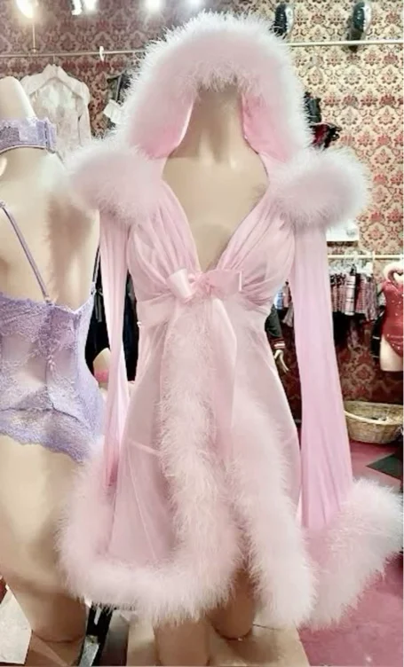 Sex Kitten Short Hoodie Robe