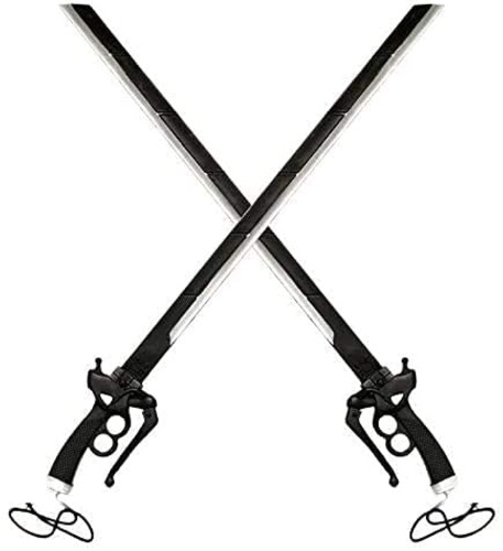 2PC COMBO SET 37" Attack on Titan Shingeki Kyojin Fantasy Foam Sword LARP Halloween Costume Cosplay Xmas