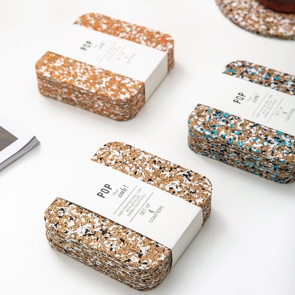 Terrazzo Cork Coasters