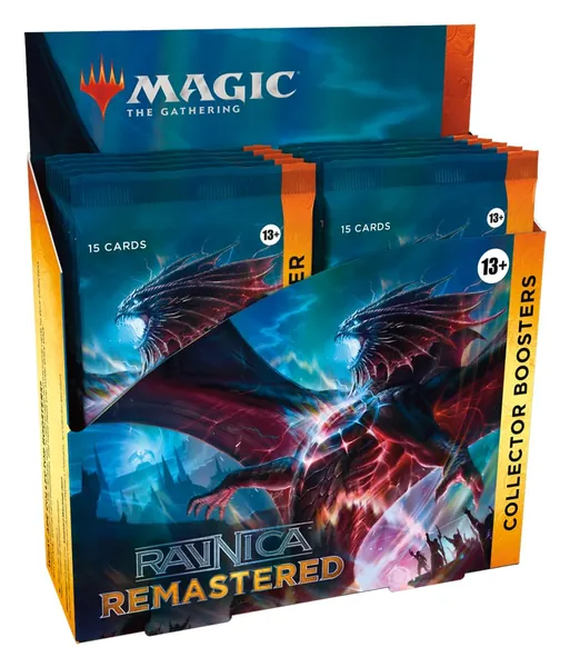 Wizards of The Coast Magic the Gathering Ravnica Remastered Collector Boosters (12 Boosters Per Display)