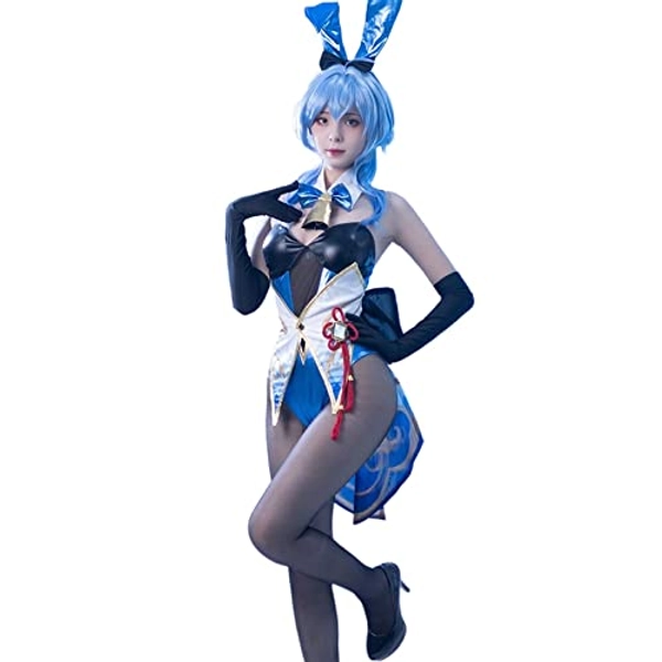 Fiamll Cosplay Bunny Kostüm Bunny Outfit Cosplay Body Ganyu Baal Yae Shenhe Cosplay Bunny Kostüm