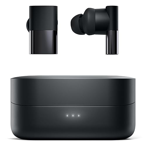 Status Audio Between 3ANC Onyx Wireless Earbuds - Triple Driver - Active Noise Cancelling - 6X Microphones - Transparency Mode - 8H Playtime - Bluetooth 5.2. - IPX5 Waterproof - Onyx (Black)