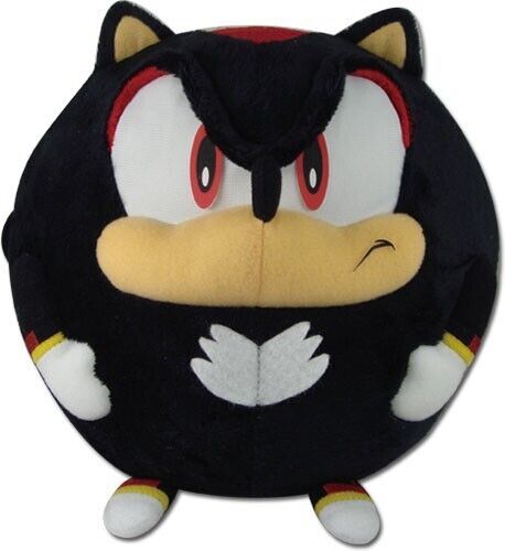Sonic the Hedgehog SHADOW PLUSH BALL 8-inch Plush GE NEW AUTHENTIC